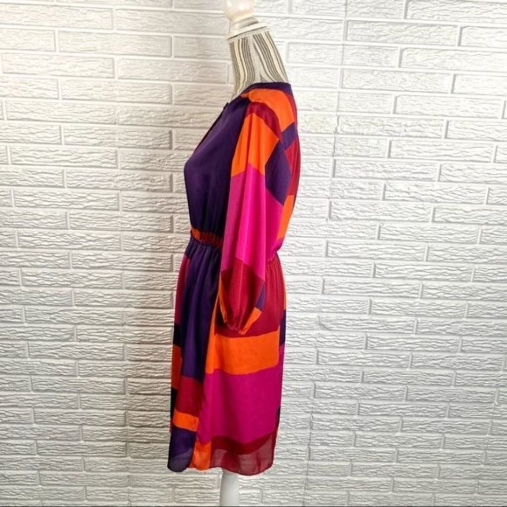 Max And Cleo Multicolored Color Block Midi Dress … - image 5
